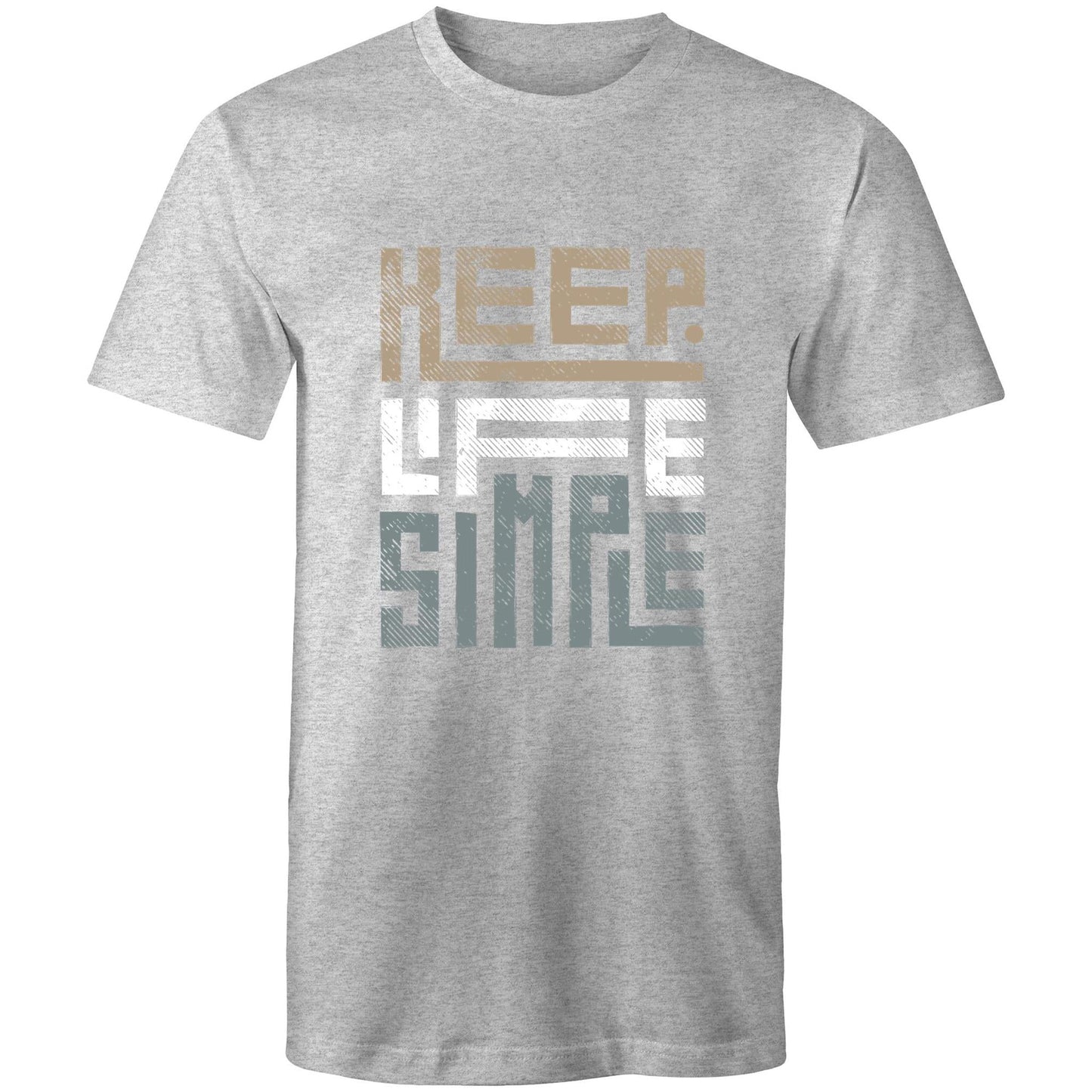 Mens T-Shirt Keep Life Simple 