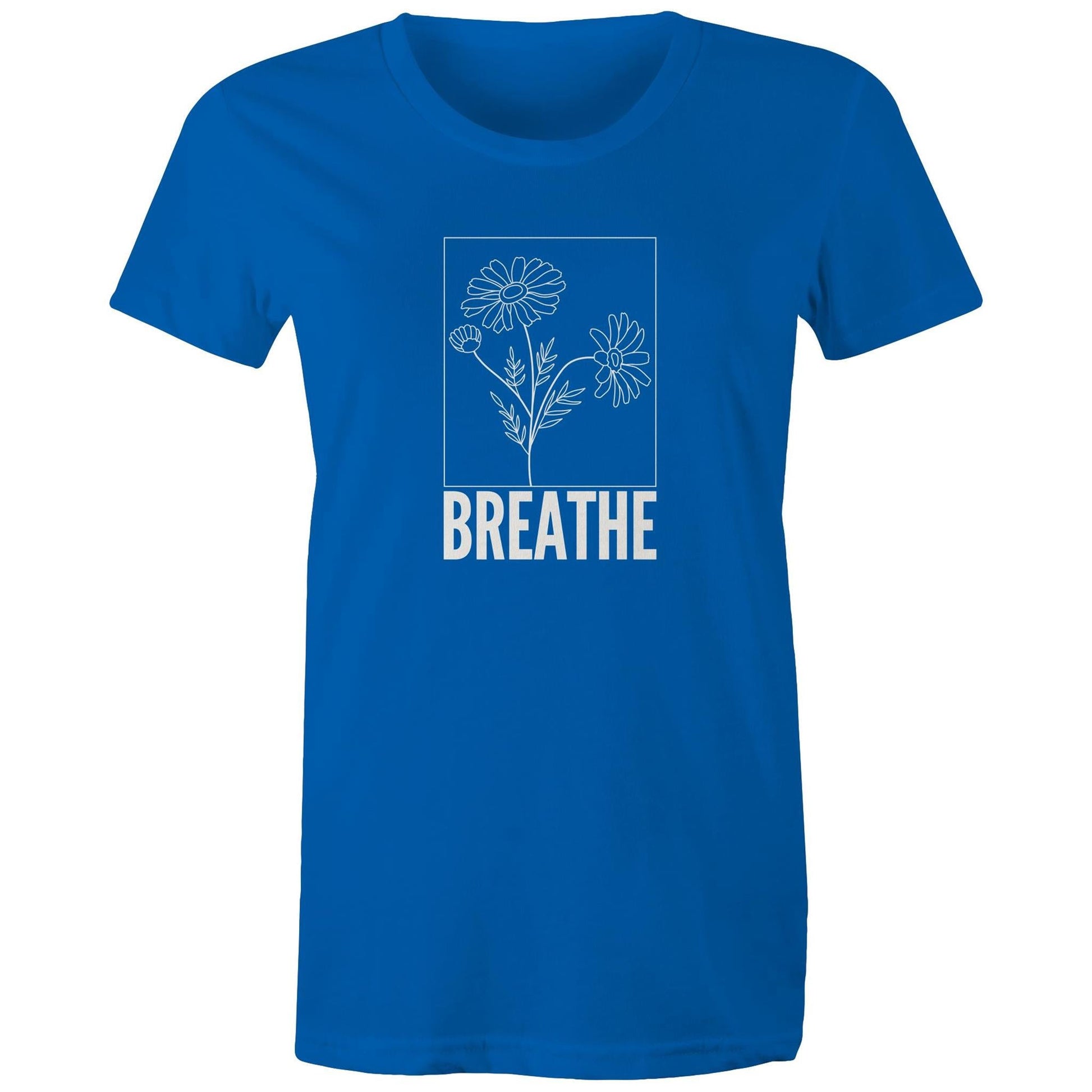 Women's Maple Tee Breathe Logo Print 