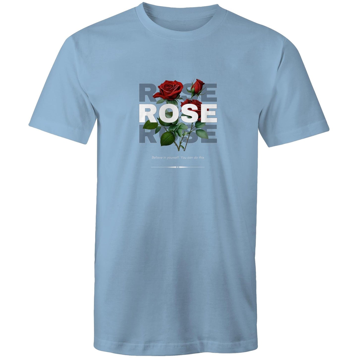 T-Shirt Rose Logo Print 