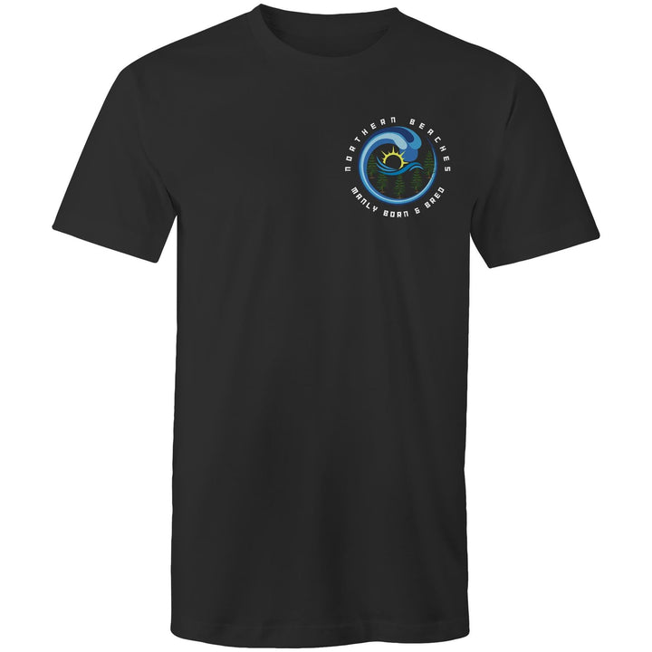 Mens T-Shirt Northern Beaches Manly Born n Bred Printed Logo 
