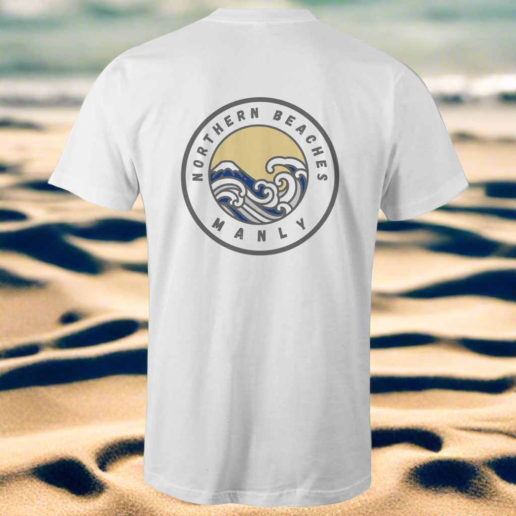 AS Colour Staple - Cotton T-Shirt Harbord Born n Bred n Led Astray logo on back or change customise logo with personalisation option - Lost Manly Shop