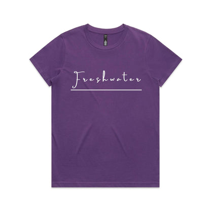 Lost Manly custom logo Freshwater edition AS Colour Women's Maple Tee - Lost Manly Shop