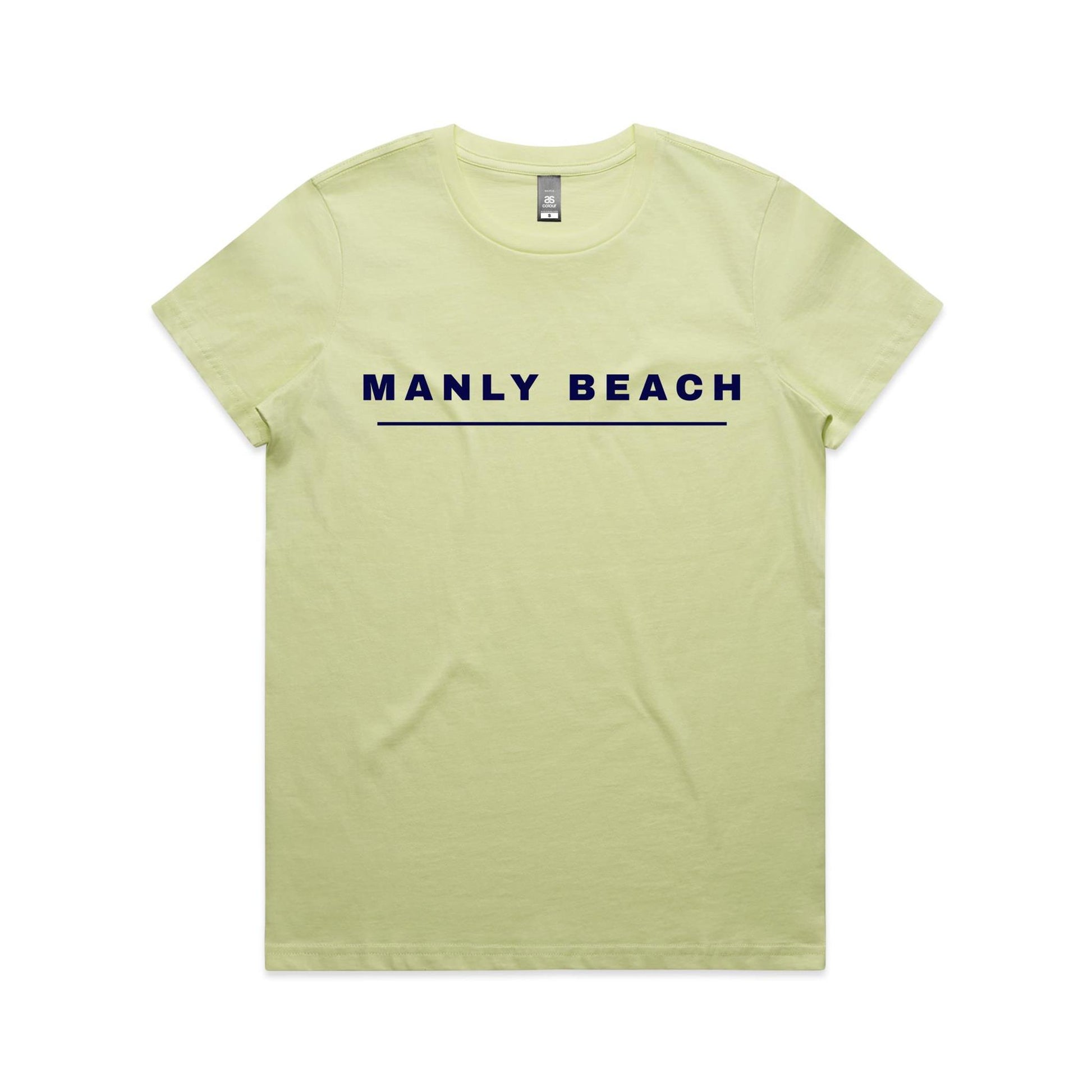 Lost Manly Custom Manly Beach Logo Edition AS Colour Women's Maple Tee - Lost Manly Shop