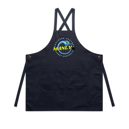 Lost Manly custom logo The Manly Barry AS Colour Carrie Apron - Lost Manly Emporium