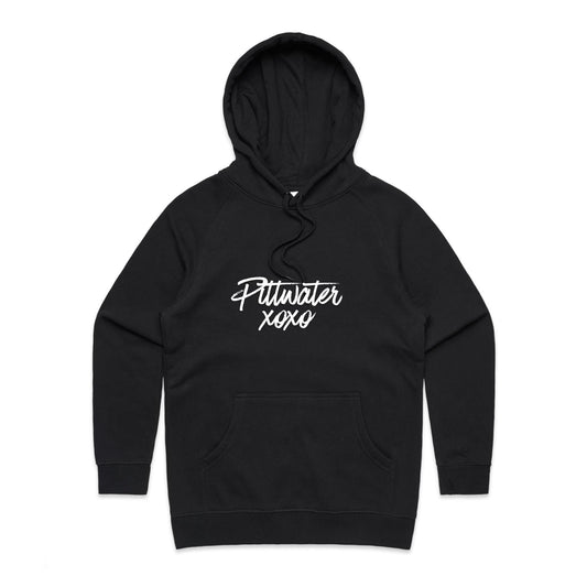 Lost Manly Women's Hoodie Pittwater xoxo custom logo edition - Lost Manly Shop