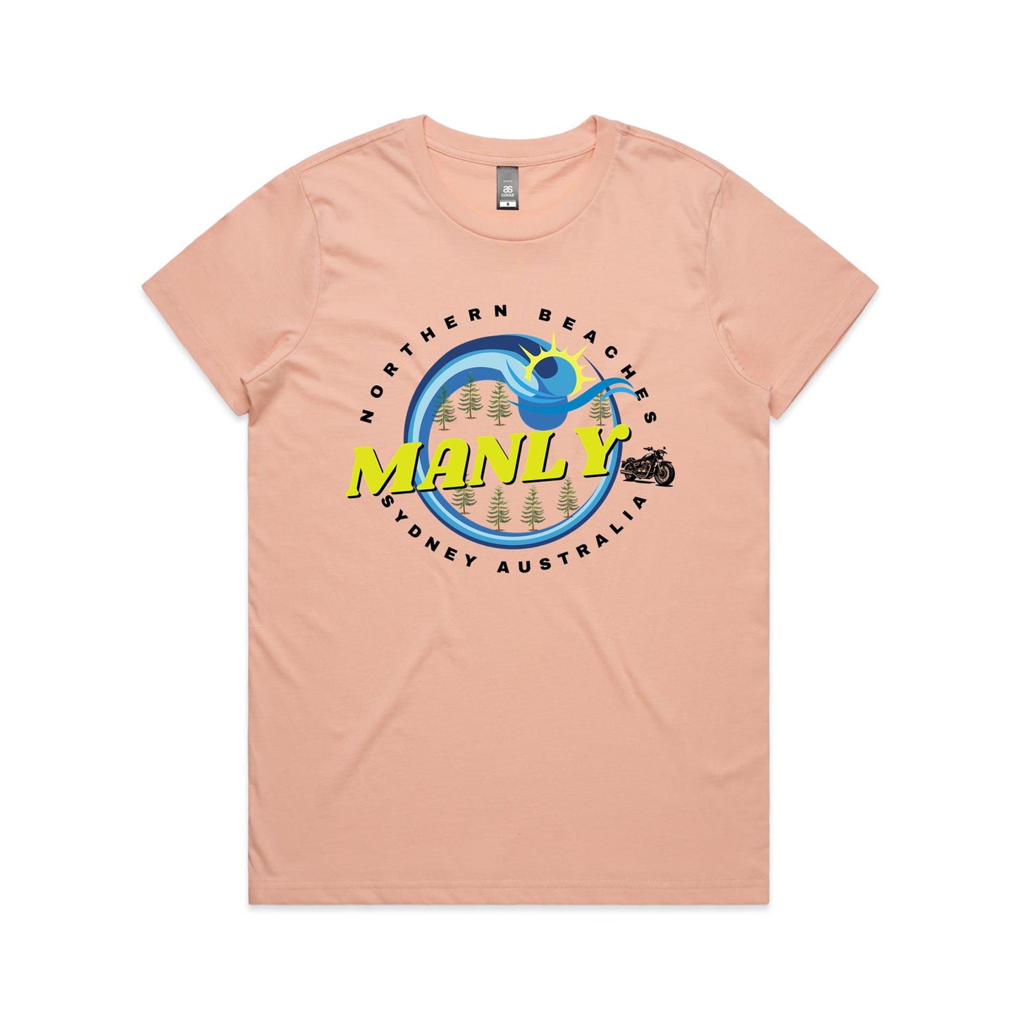 Lost Manly Custom Logo Manly Edition AS Colour Women's Maple Tee - Lost Manly Shop