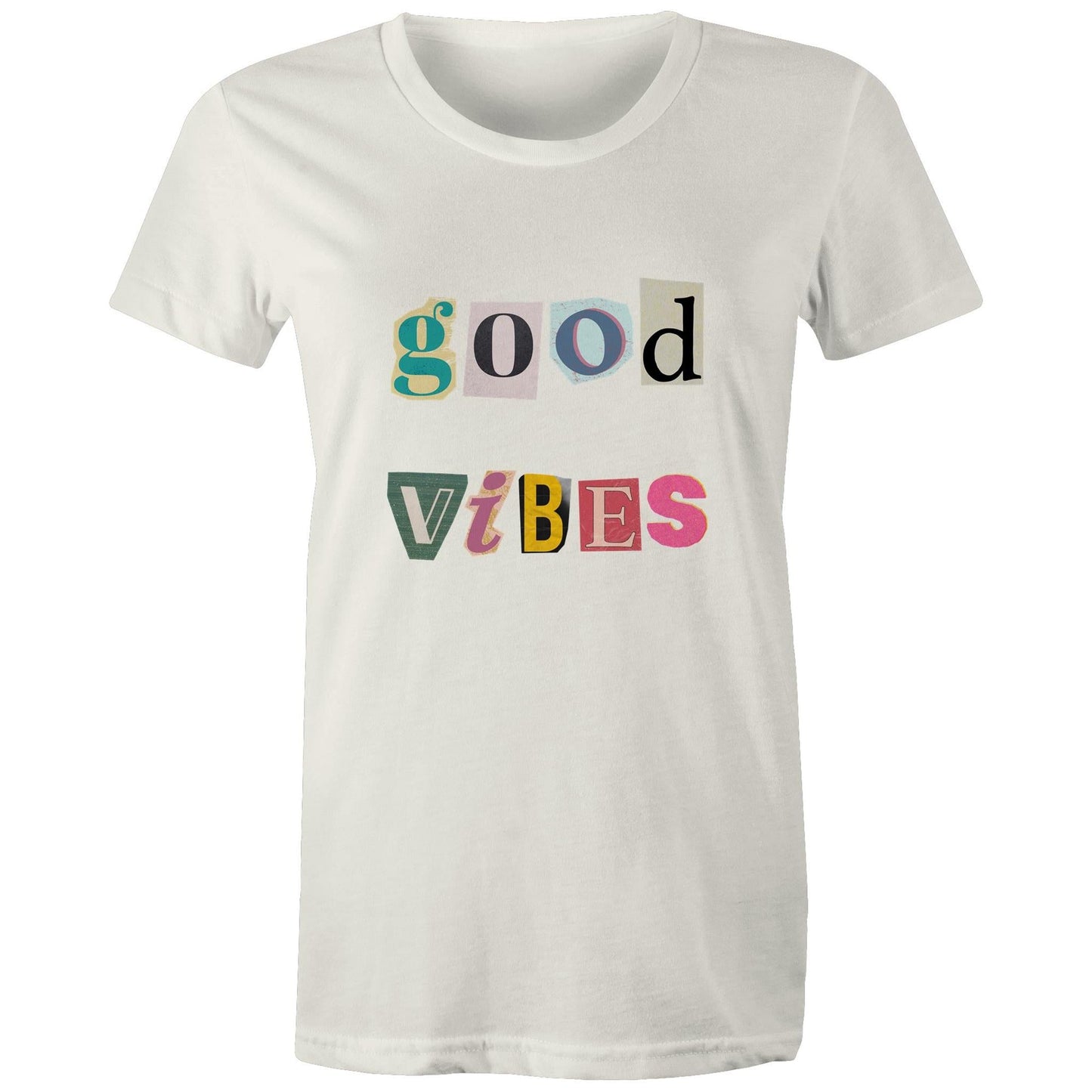 Women's Maple Tee Good Vibes 