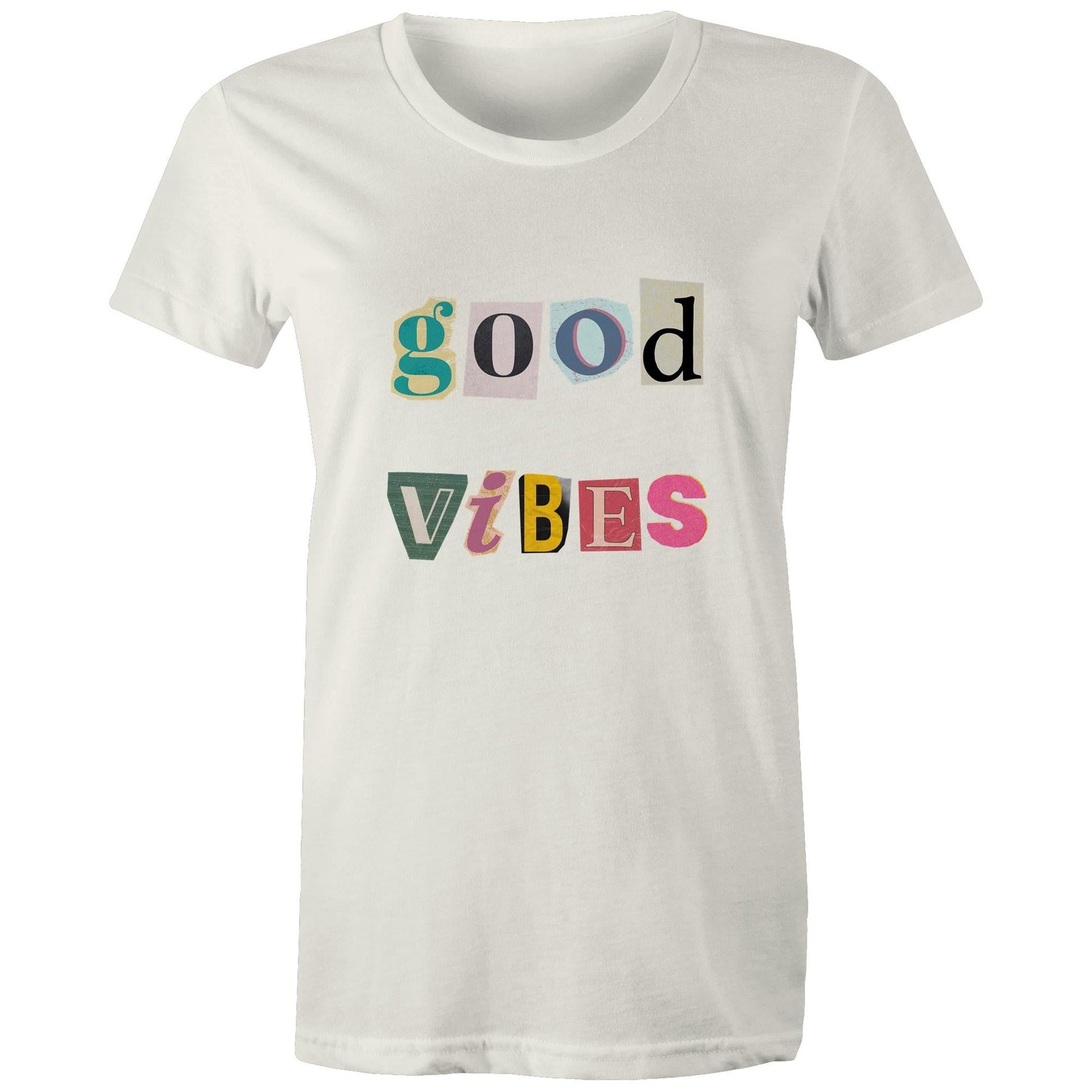 Women's Maple Tee Good Vibes 