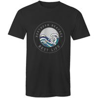 Northern Beaches Best Life custom logo printed on AS Colour Staple - Mens T-Shirt 