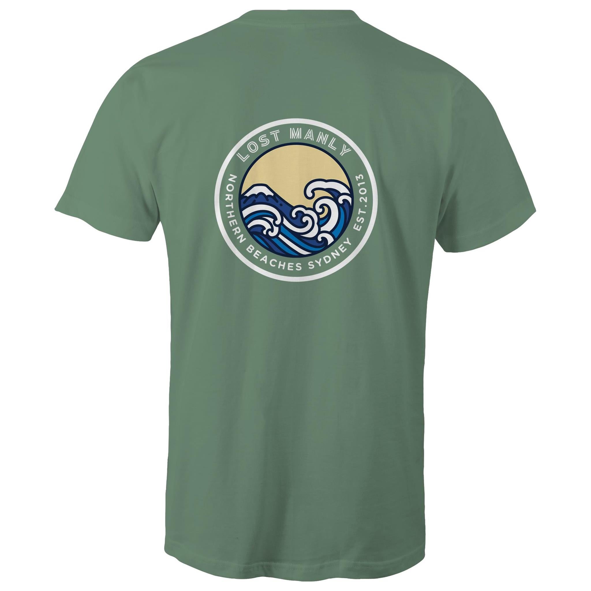 Lost Manly Northern Beaches Sydney Australia Printed Logo T-Shirt Ogo Merch