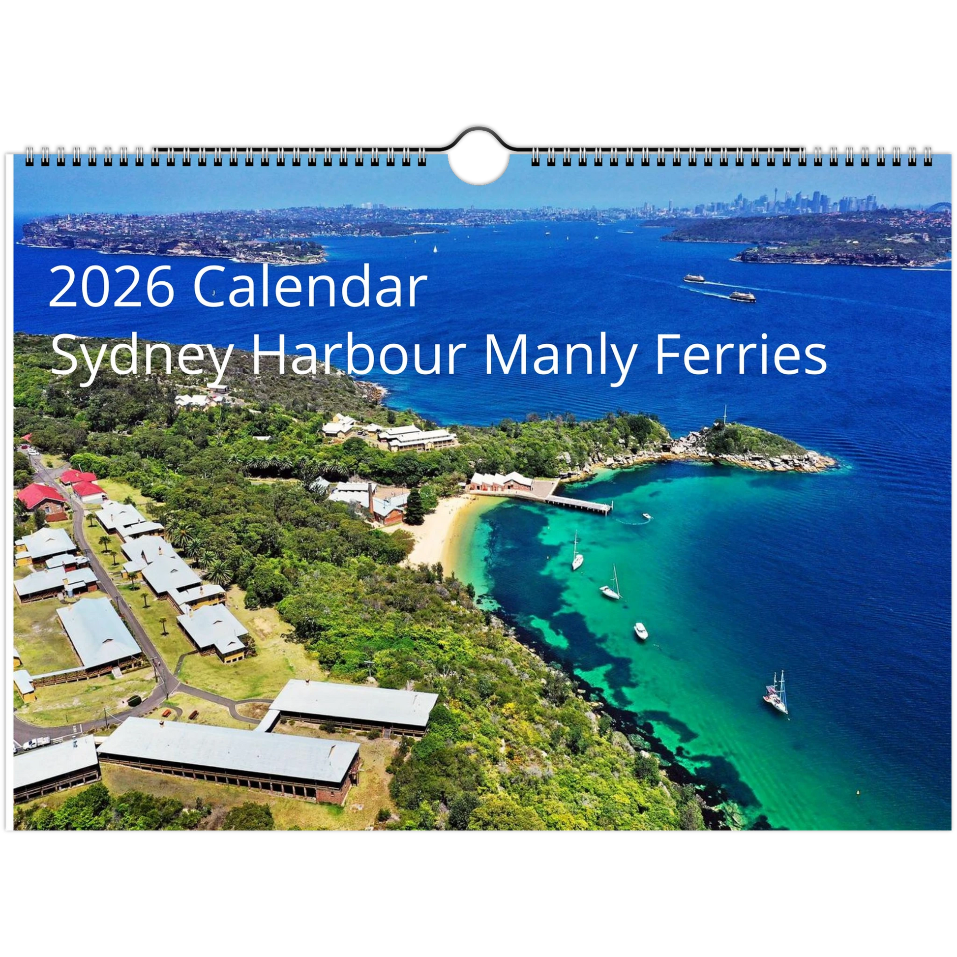Manly Ferries on Sydney Harbour 2026 Wall Calendar 