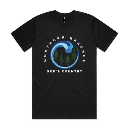 Lost Manly custom logo God's Country edition AS Colour - Classic Tee - Lost Manly Shop