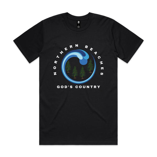 Lost Manly custom logo God's Country edition AS Colour - Classic Tee - Lost Manly Shop