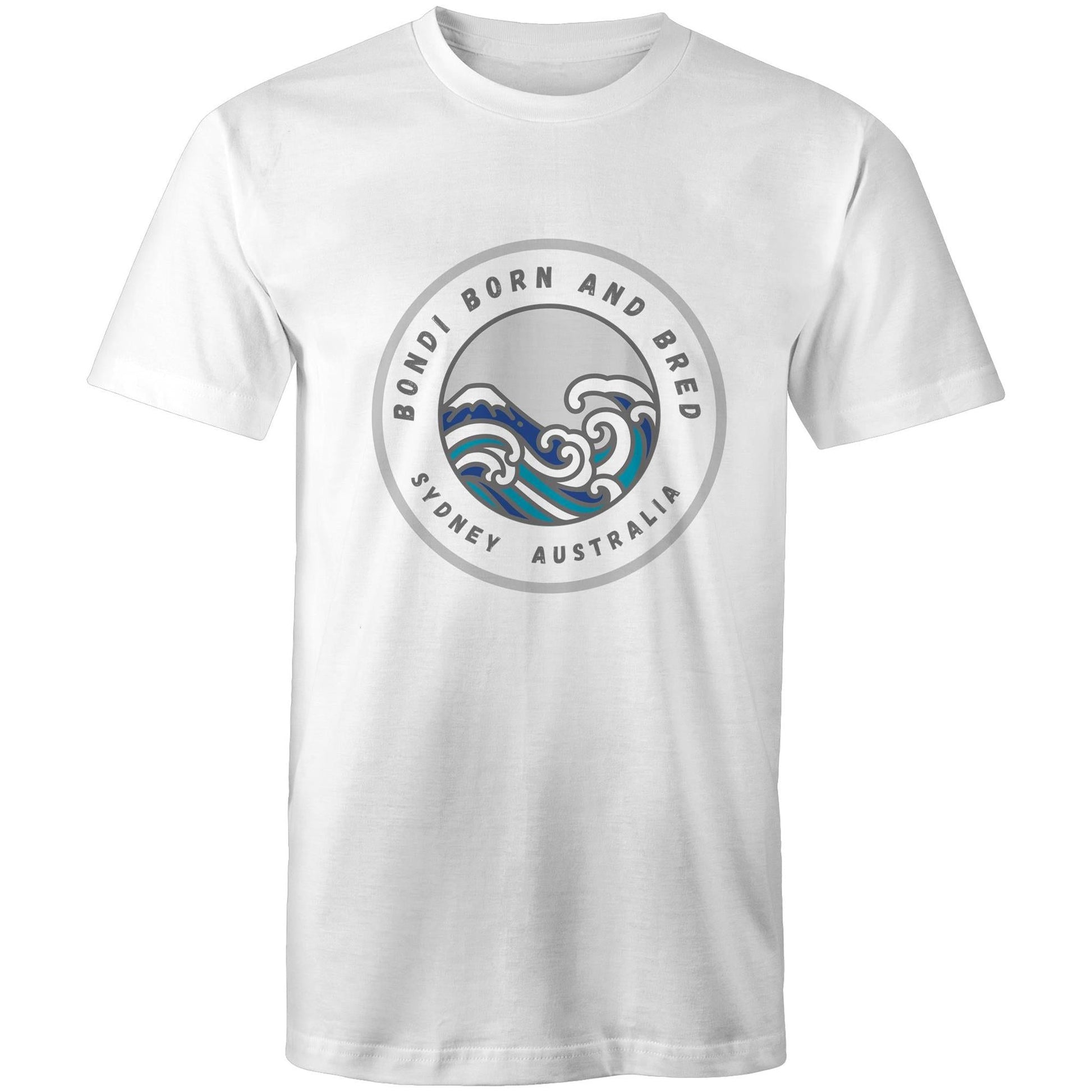AS Colour Staple - Mens T-Shirt Bondi Born and Bred custom logo front Ogo Merch