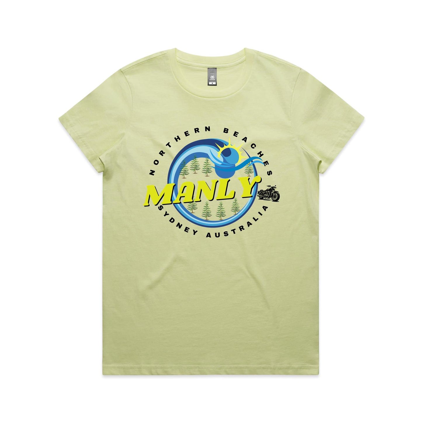 Lost Manly Custom Logo Manly Edition AS Colour Women's Maple Tee - Lost Manly Shop