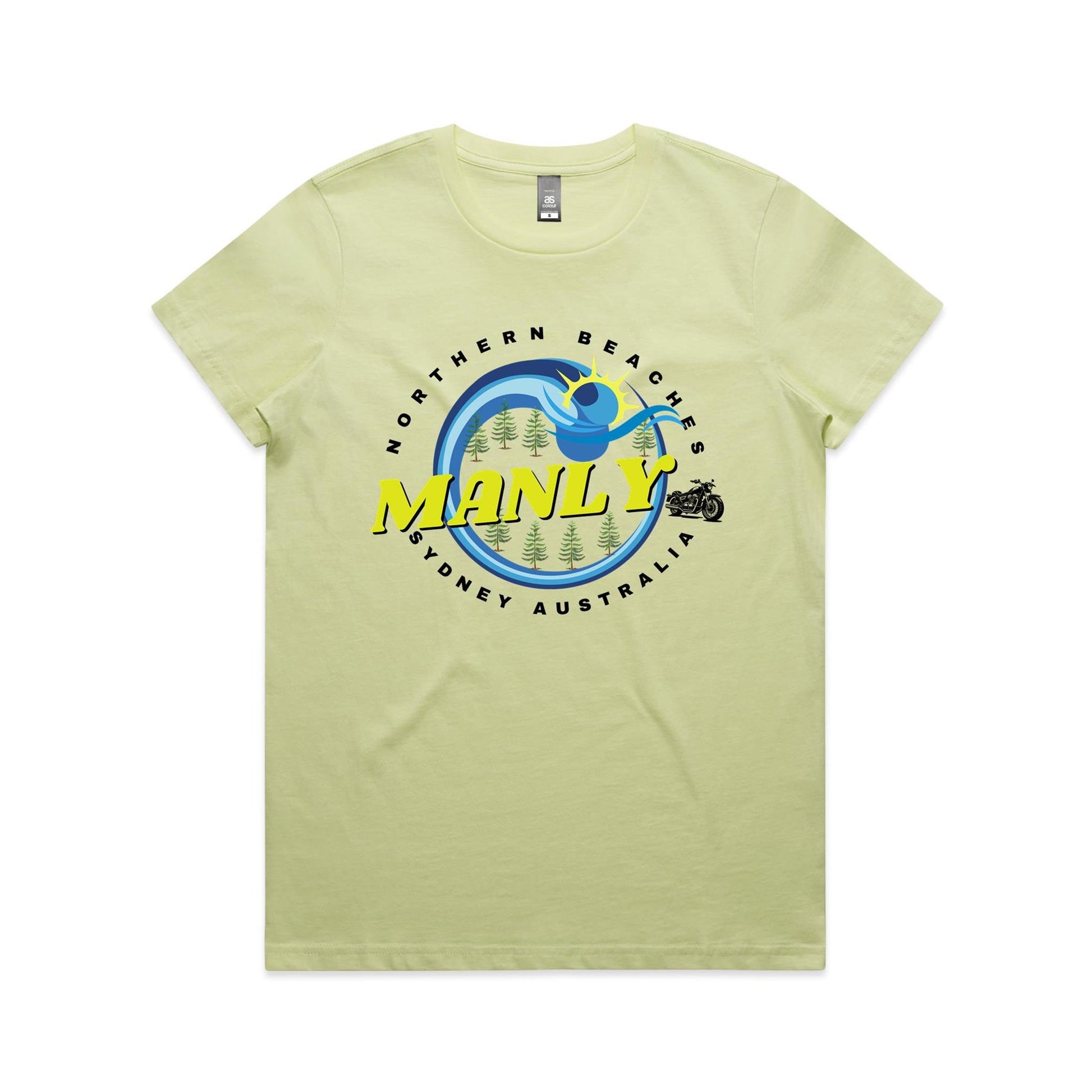 Lost Manly Custom Logo Manly Edition AS Colour Women's Maple Tee - Lost Manly Shop