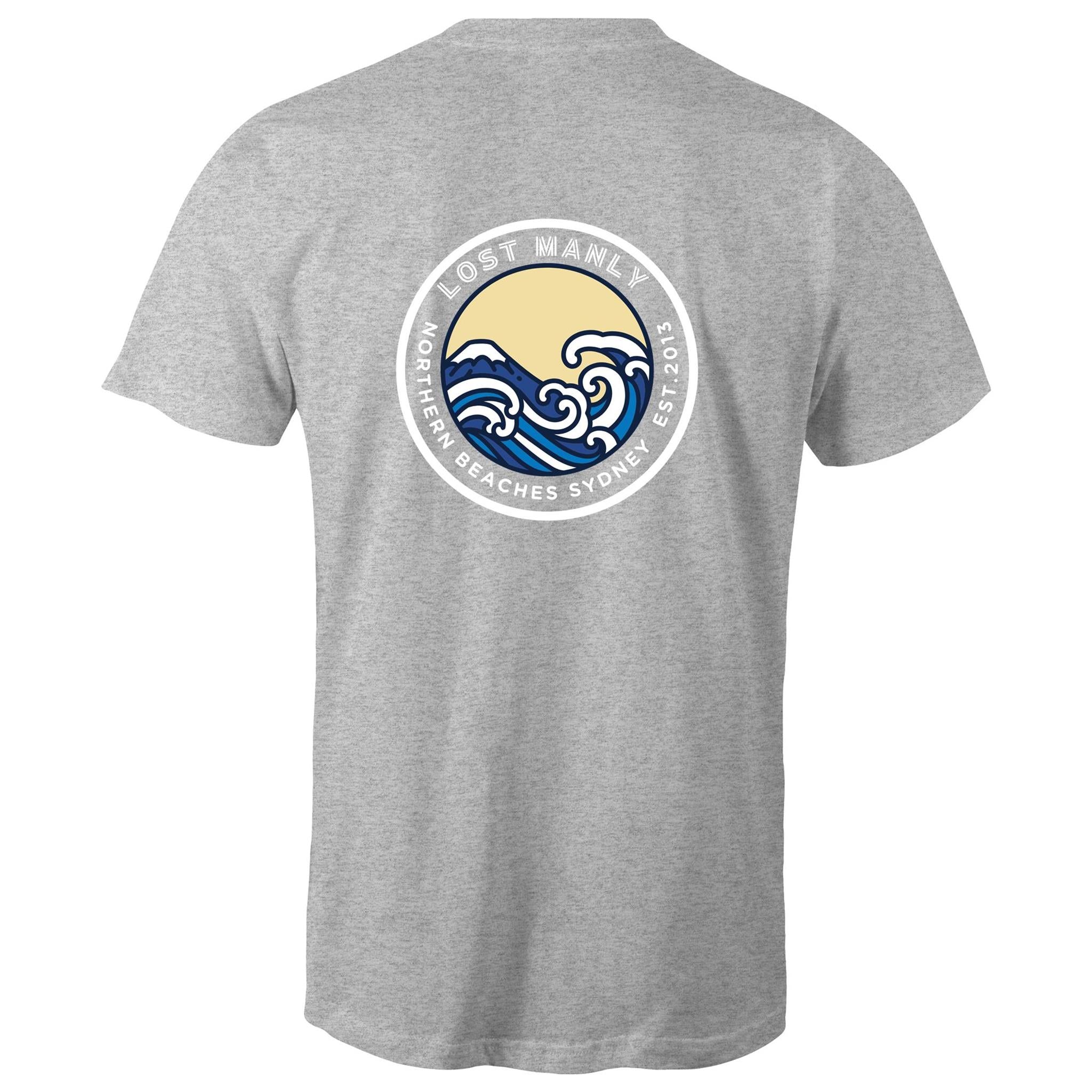 Lost Manly Northern Beaches Sydney Australia Printed Logo T-Shirt Ogo Merch