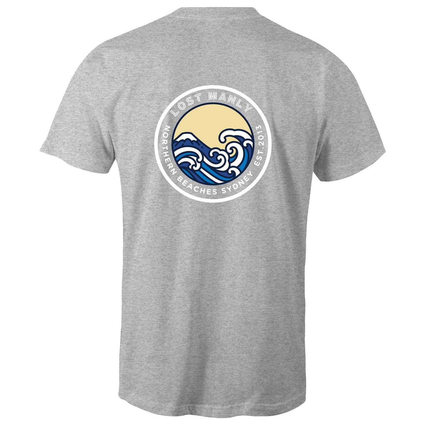 Lost Manly Northern Beaches Sydney Australia Printed Logo T-Shirt Ogo Merch