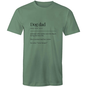 Mens T-Shirt Dog Dad 