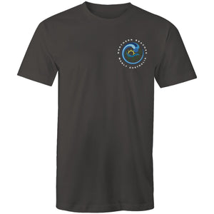 Northern Beaches Manly Australia small white font logo on Cotton T-Shirt Ogo Merch