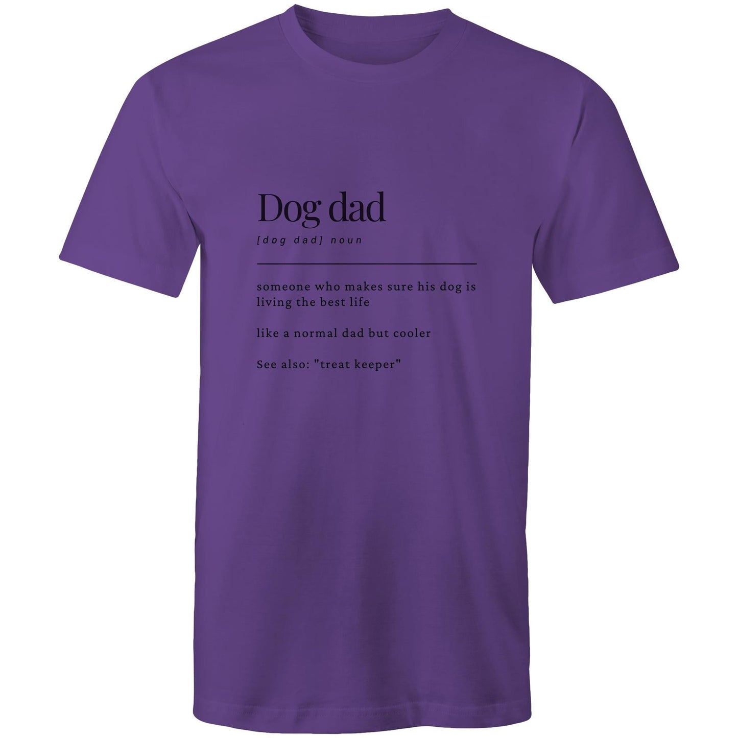 Mens T-Shirt Dog Dad 