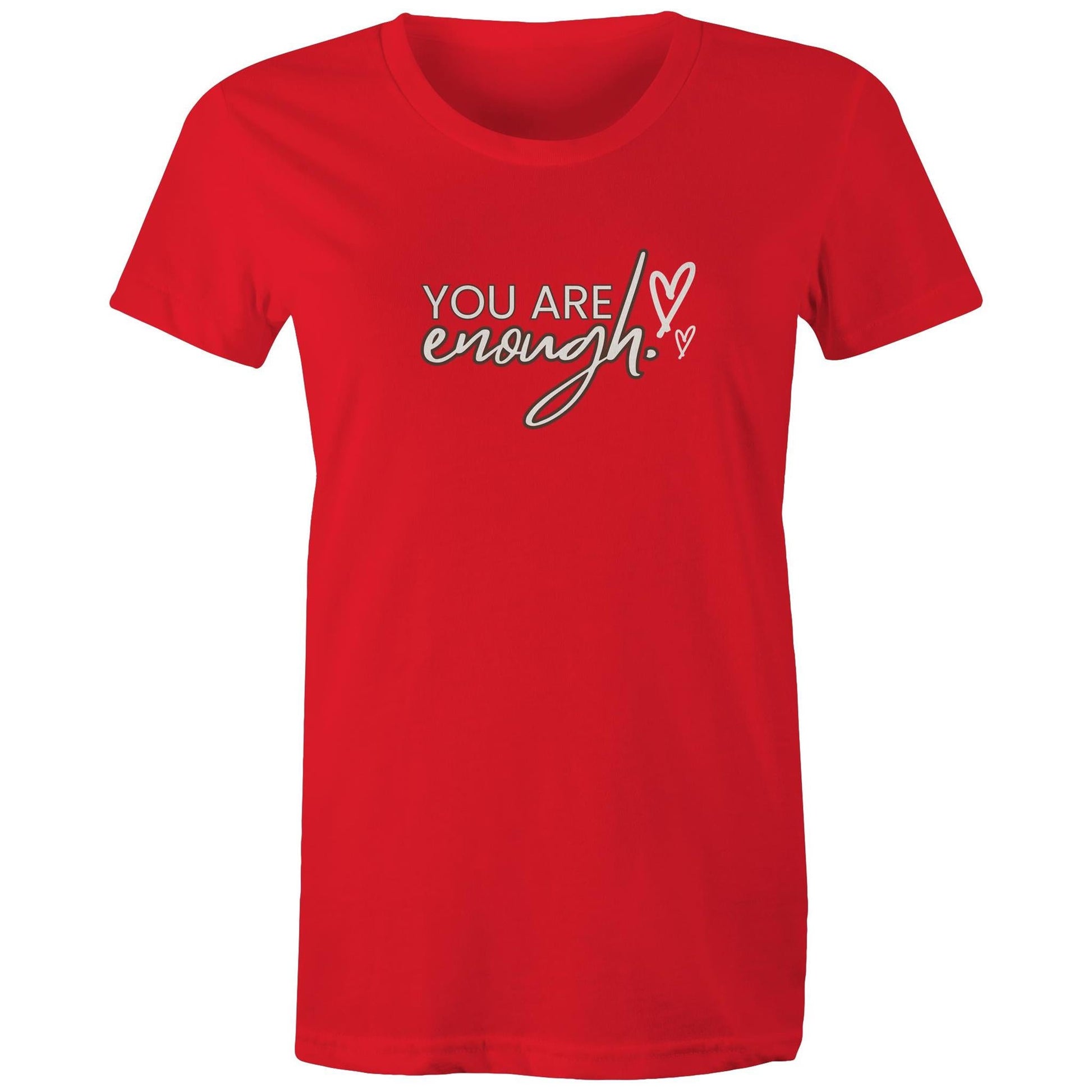 Women's Maple Tee You are Enough Print 