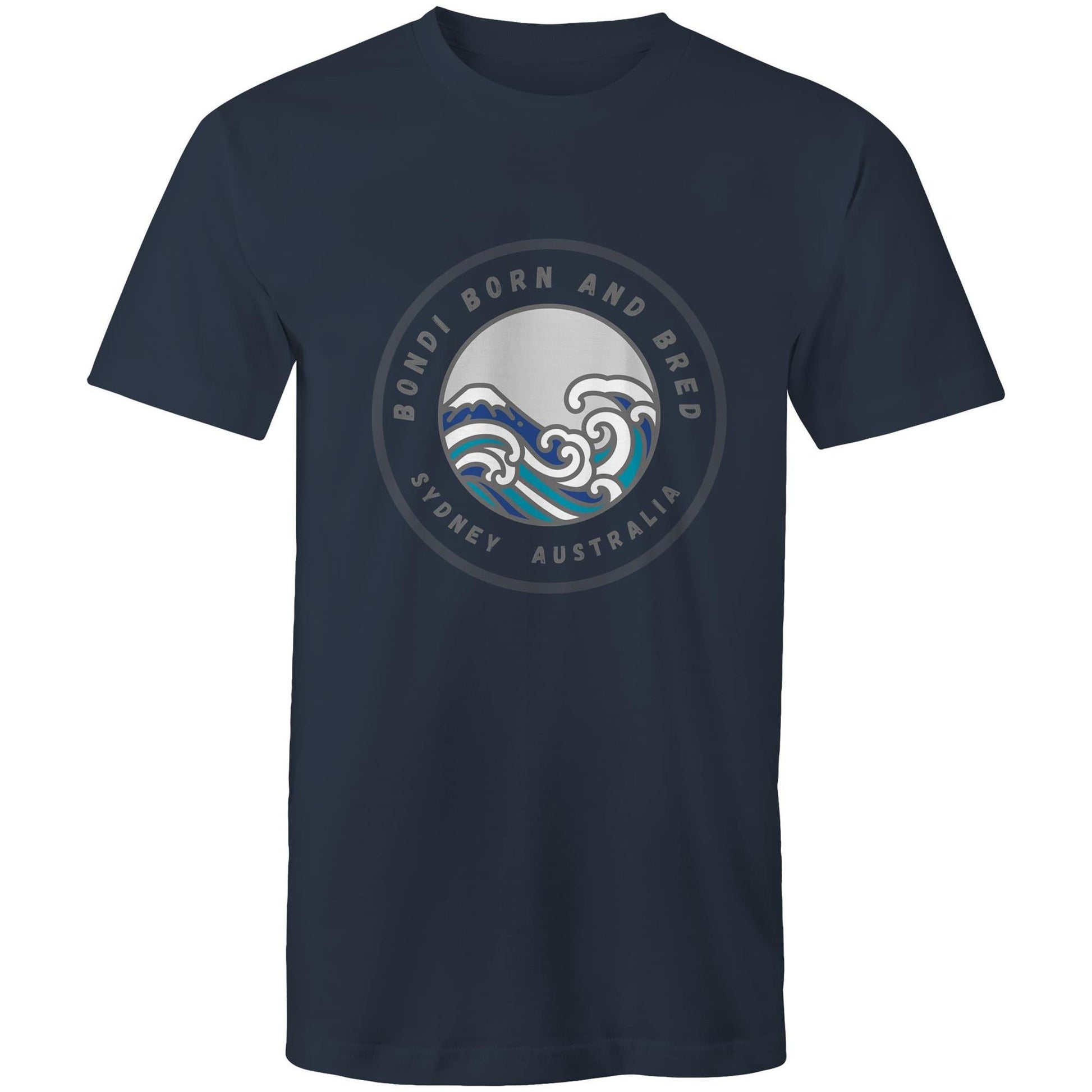 AS Colour Staple - Mens T-Shirt Bondi Born and Bred custom logo front Ogo Merch