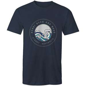 AS Colour Staple - Mens T-Shirt Bondi Born and Bred custom logo front Ogo Merch