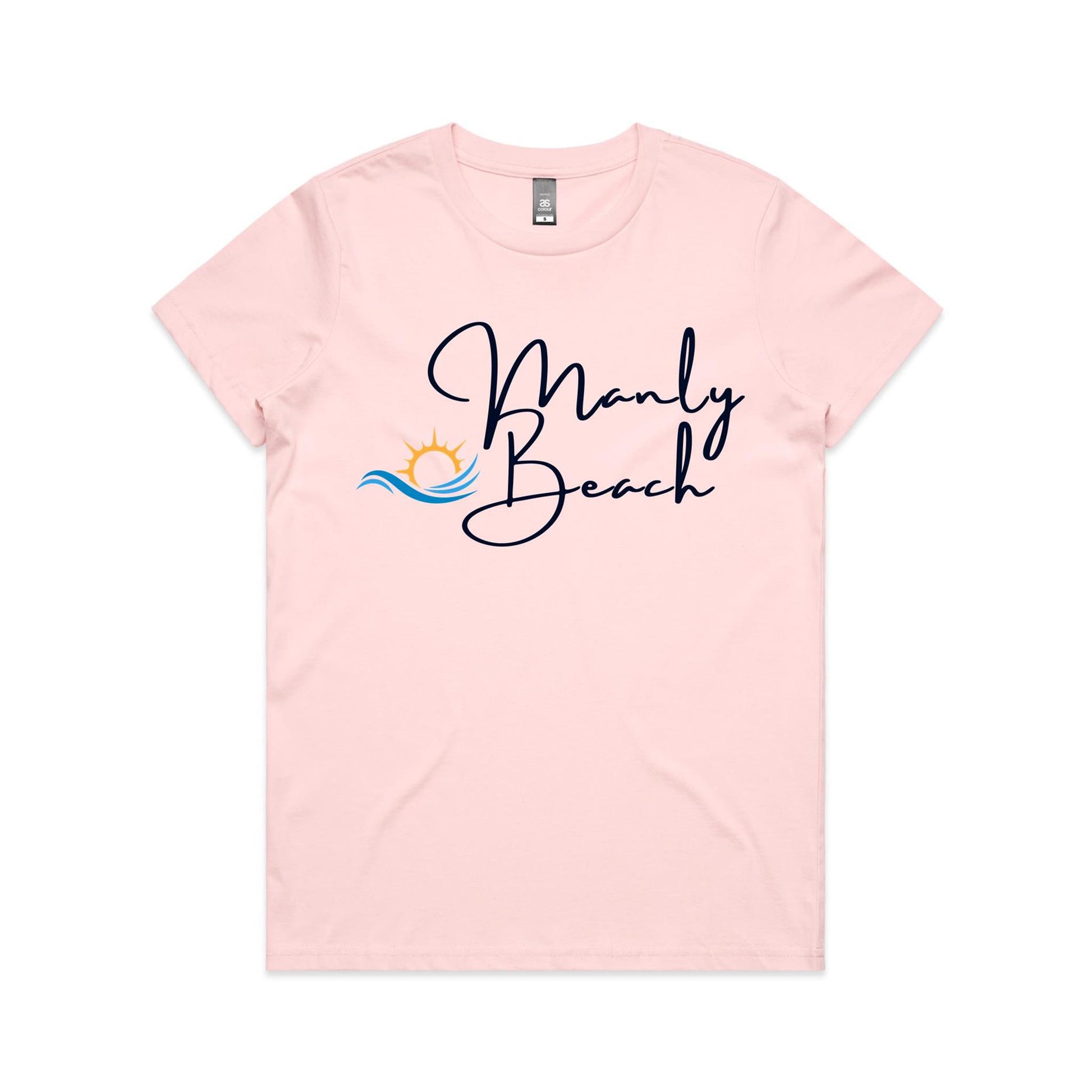 Lost Manly Custom Manly Beach Logo Limited Edition AS Colour Women's Maple Tee - Lost Manly Shop