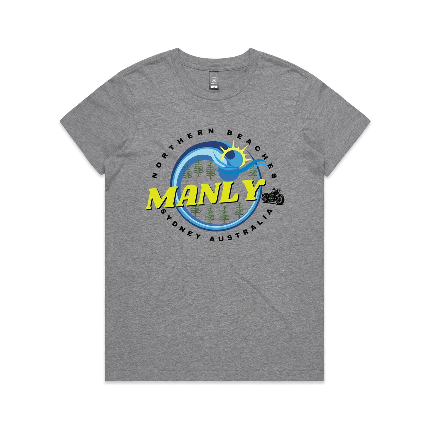 Lost Manly Custom Logo Manly Edition AS Colour Women's Maple Tee - Lost Manly Shop