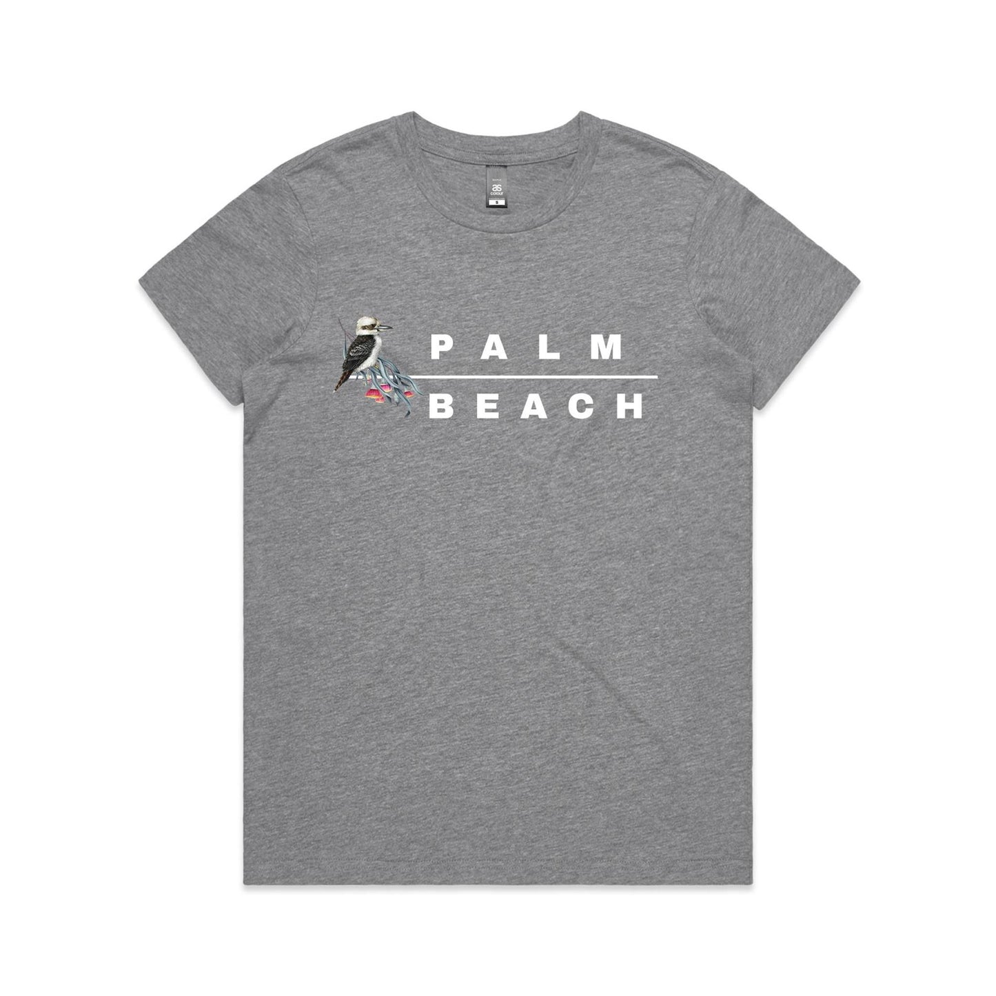 Lost Manly custom logo Palm Beach edition AS Colour Women's Maple Tee - Lost Manly Shop