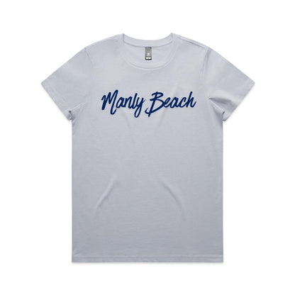Lost Manly Custom Manly Beach Logo Edition AS Colour Women's Maple Tee - Lost Manly Shop