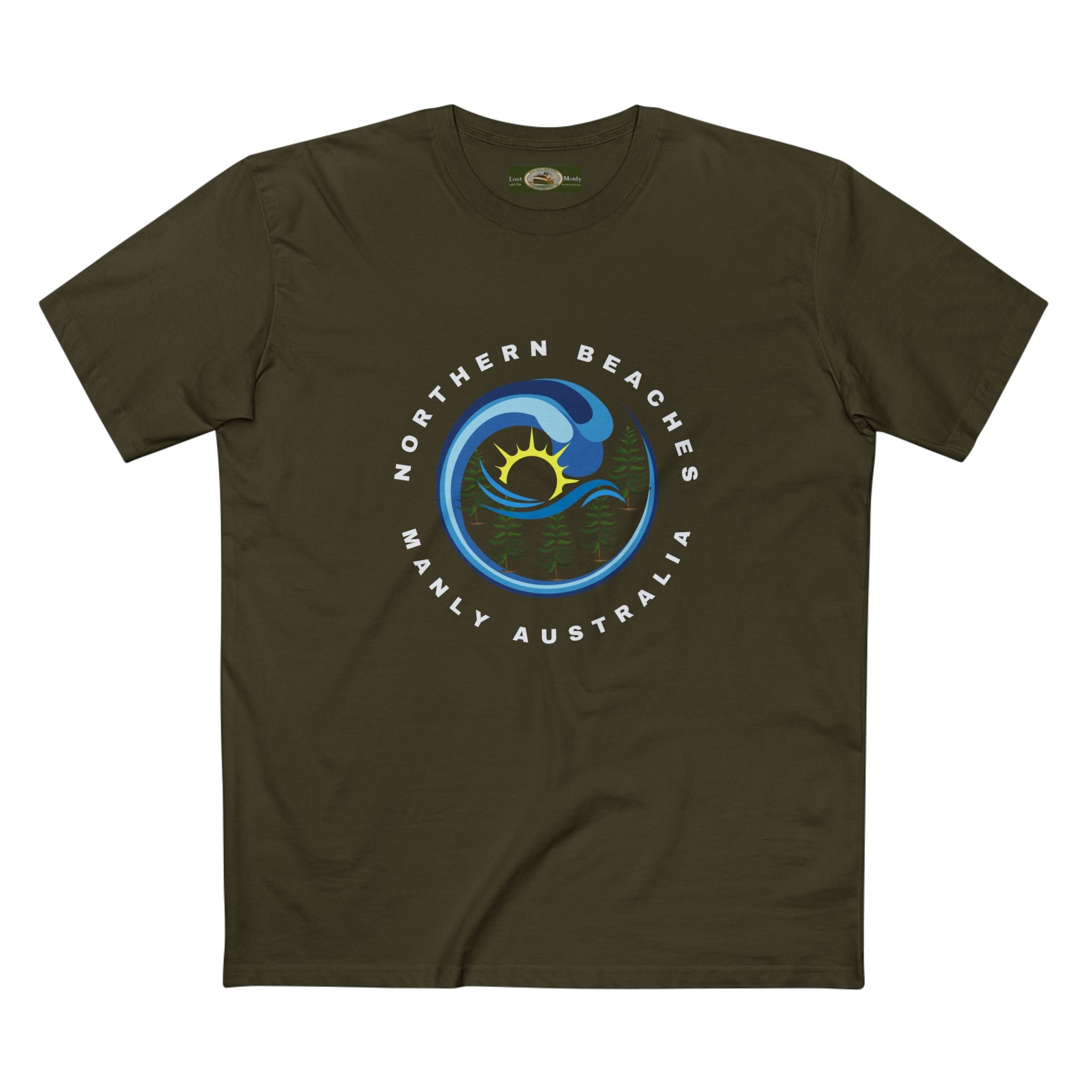 Manly Northern Beaches Sydney Australia Printed Logo T-Shirt Printify