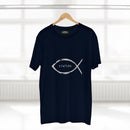 Christian Fish Acronym Adult Tee Printify