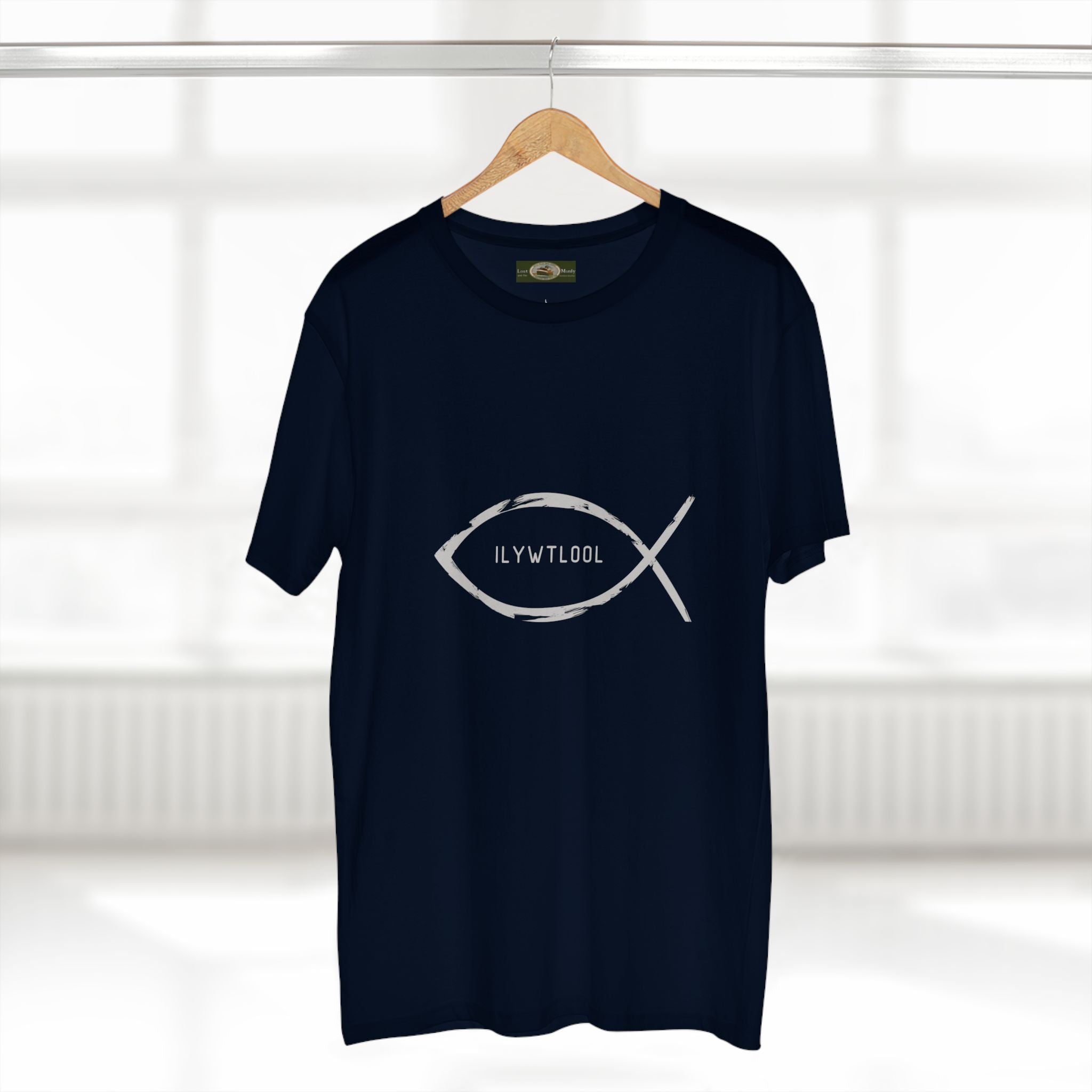 Christian Fish Acronym Adult Tee Printify