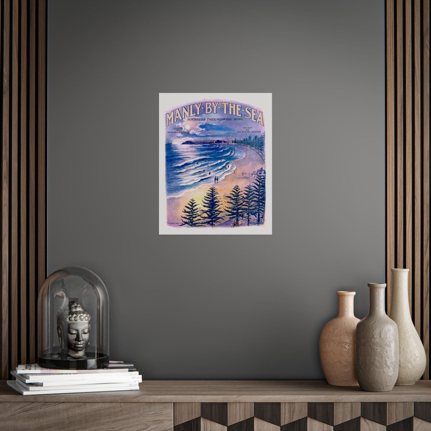 Vintage Poster 'Manly by the Sea' 1924 - Lost Manly Shop