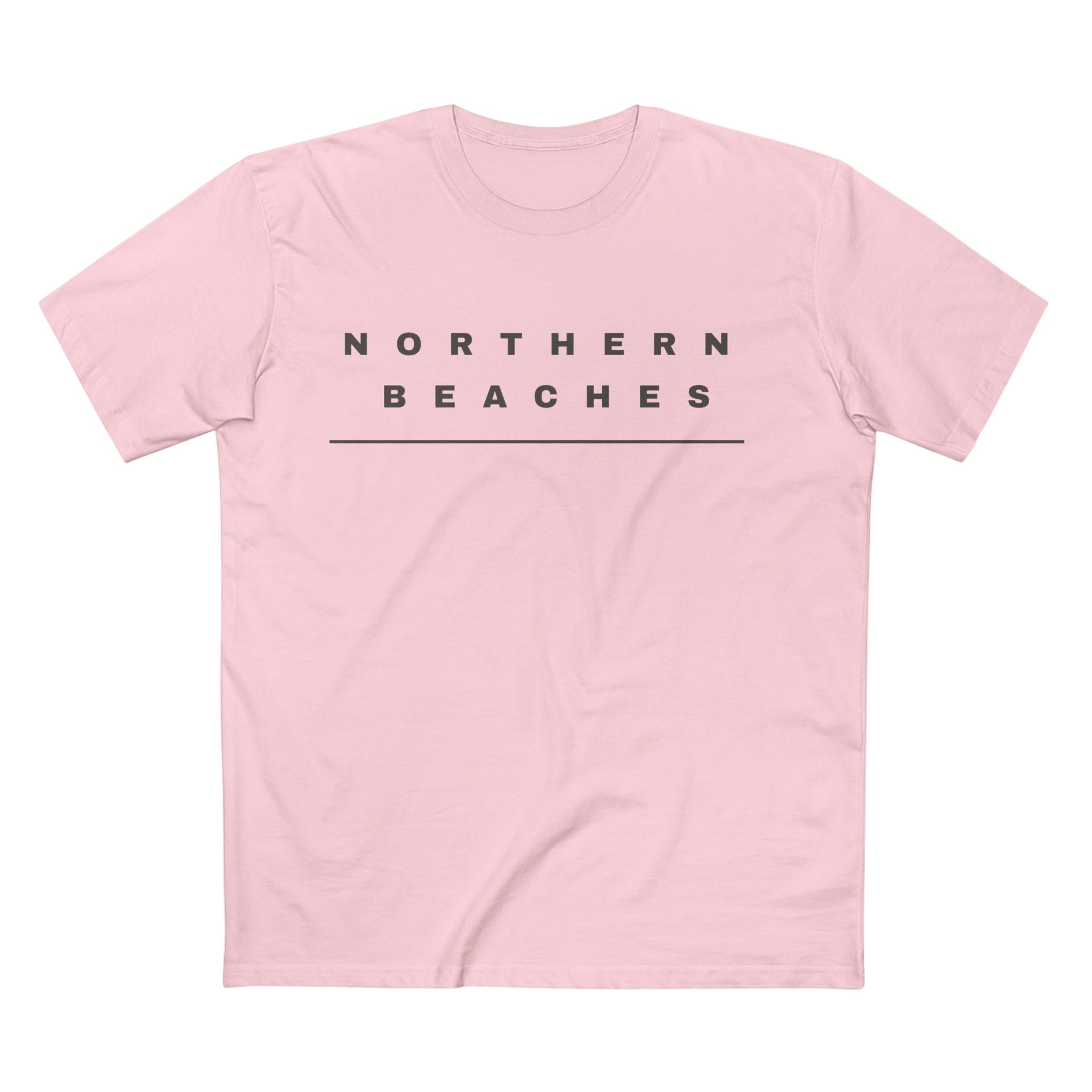 Northern Beaches custom Logo front/back Design Adult T-Shirt 