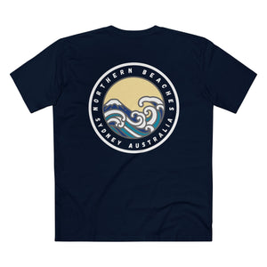Northern Beaches front/back Logo Adult T-Shirt 
