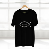 Christian Fish Acronym Adult Tee Printify