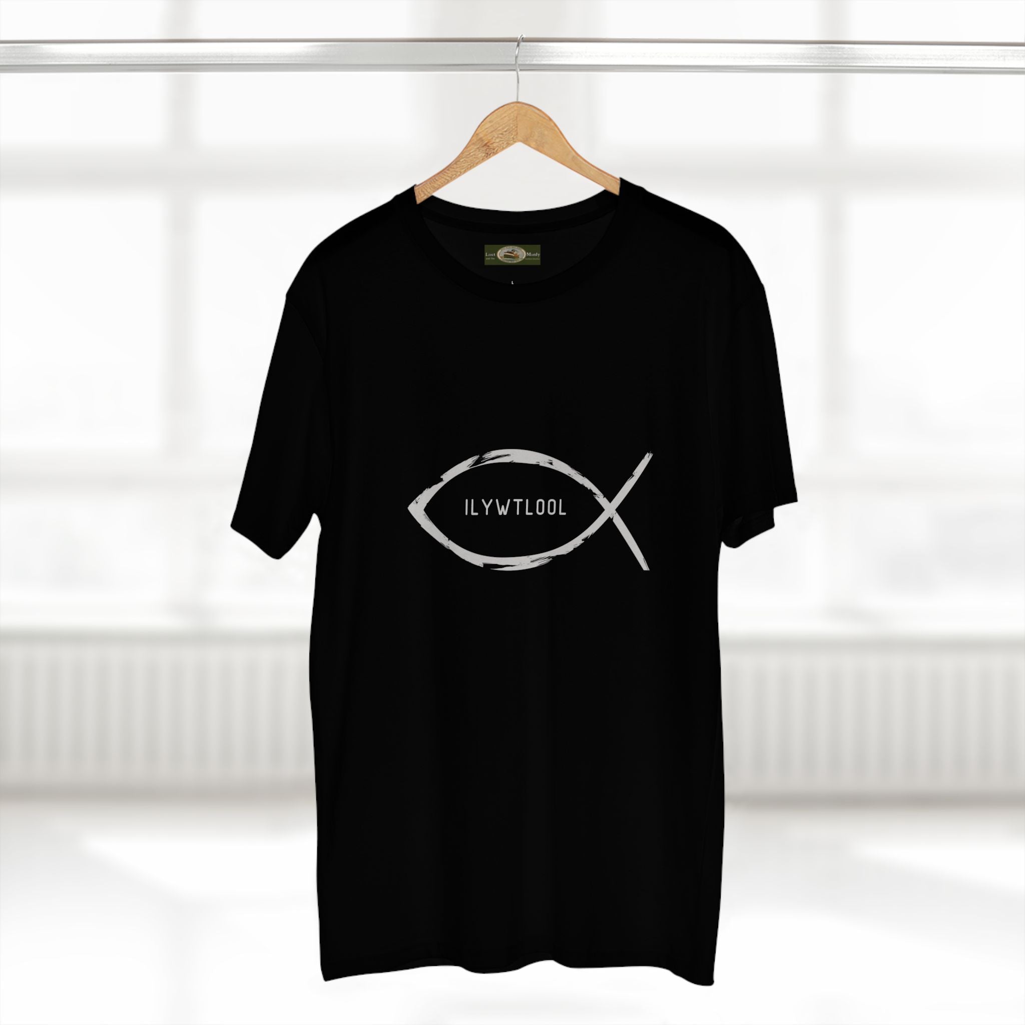 Christian Fish Acronym Adult Tee Printify