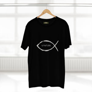 Christian Fish Acronym Adult Tee Printify