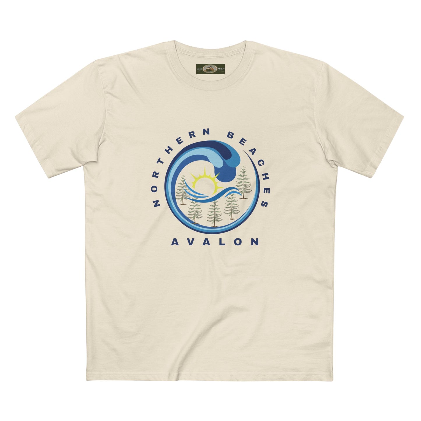 Lost Manly original Northern Beaches Avalon Custom Logo edition T-Shirt - Lost Manly Shop
