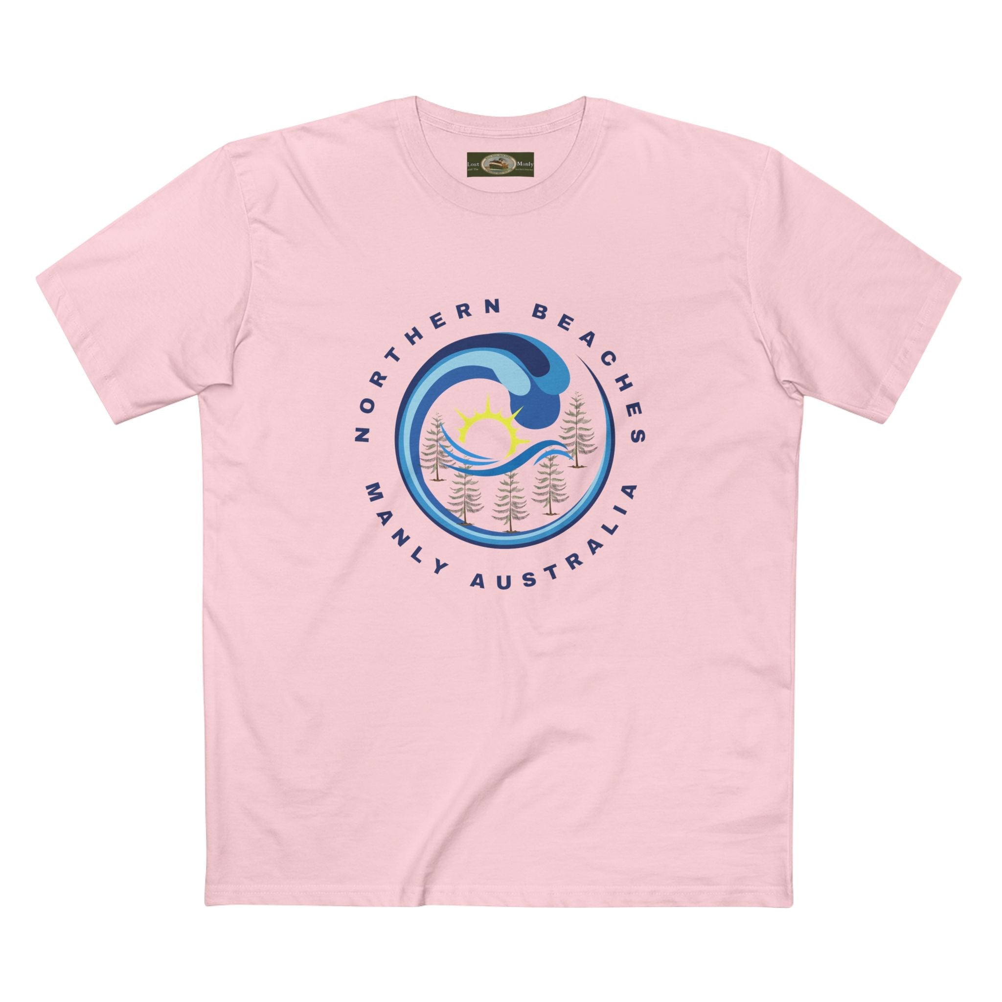 Manly Northern Beaches Sydney Australia Printed Logo T-Shirt Printify