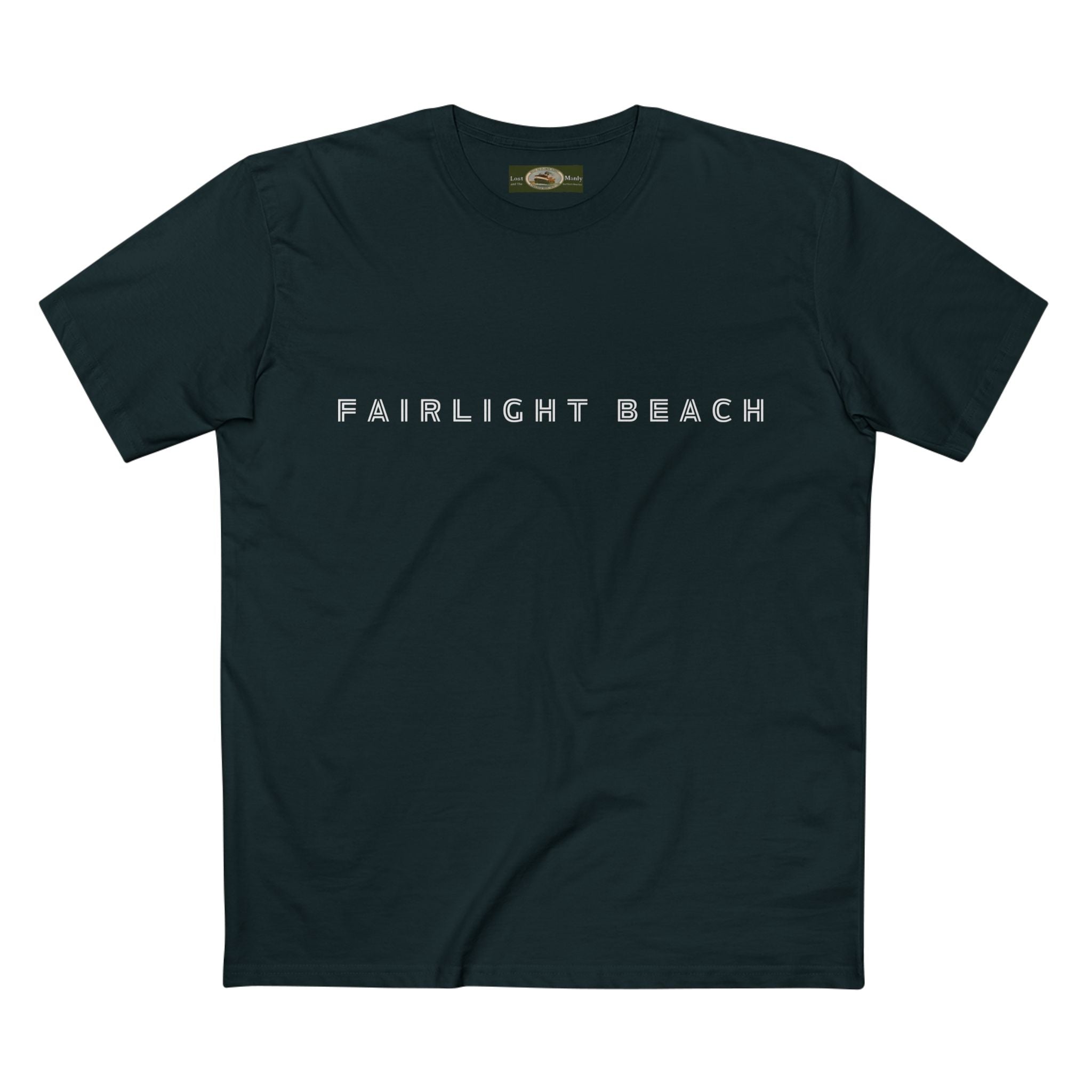 Fairlight Beach Northern Beaches Sydney Australia Printed Logo T-Shirt Printify