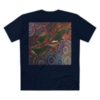 Northern Beaches Sydney Australia Whales at Long Reef Art Printed T-Shirt Printify