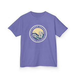 Ocean Wave Kids Cotton Tee – Northern Beaches logo 