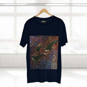 Whales at Long Reef Northern Beaches Sydney Australia Printed T-Shirt Printify