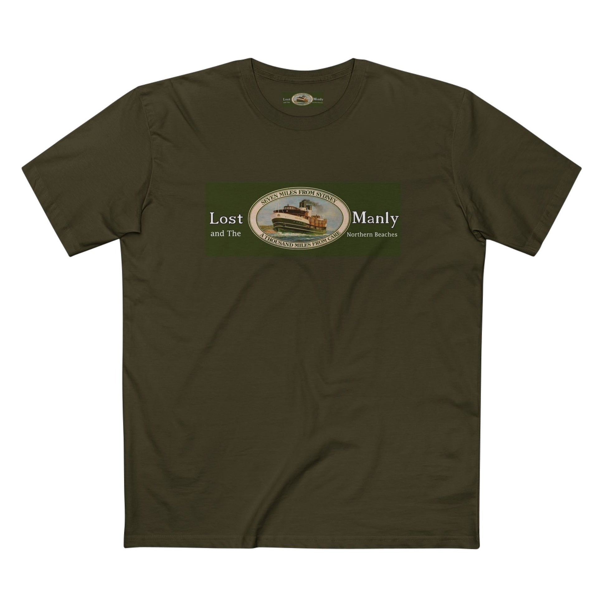 Lost Manly T-Shirt Original Lost Manly Trademark Custom Logo Limited Edition - Lost Manly Shop