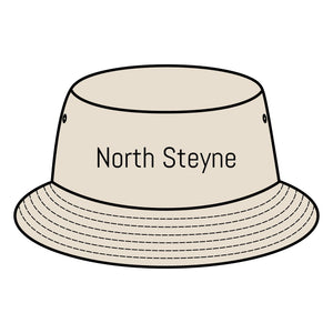 NORTH STEYNE Bucket Hat with Custom Northern Beaches Logo Design Printify