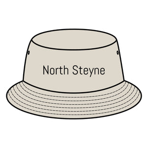 NORTH STEYNE Bucket Hat with Custom Northern Beaches Logo Design Printify